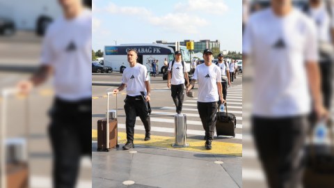 "Qarabağ" Londona yollandı - FOTO