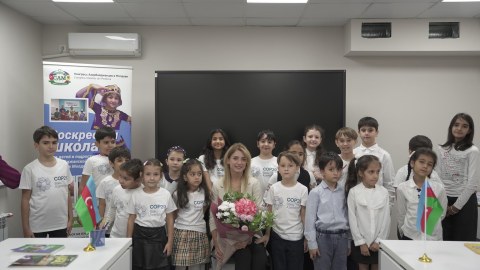 Kişineudakı həftəsonu məktəbində dərslərə start verilib - FOTO
