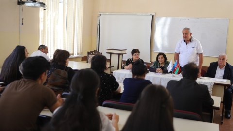 Gəncə Dövlət Universitetində Anım Günü qeyd edilib - FOTO