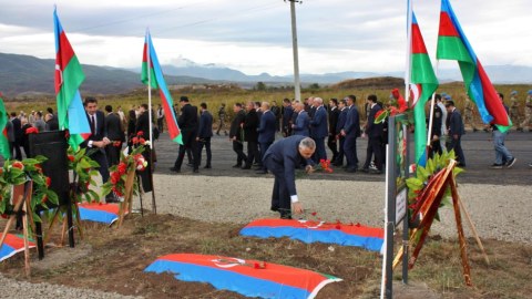 Şəhidlərin xatirəsi Xocalıda anılıb - FOTO