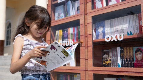 “Kitab köşkü” – “AzerGold” QSC-dən daha bir maarifləndirici layihə - FOTO