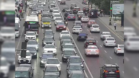 20-dən çox yolda tıxac var - SİYAHI