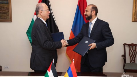 Ermənistan Fələstinlə diplomatik saziş imzaladı