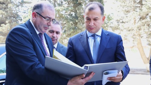 Sahib Məmmədov tabe təşkilatların fəaliyyətini yoxladı - FOTO
