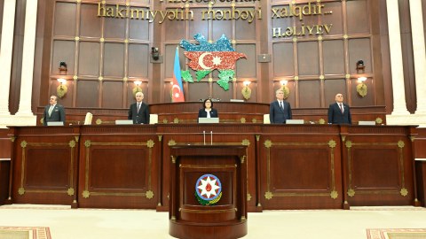 Parlamentin payız sessiyasının ilk iclasından FOTOLAR
