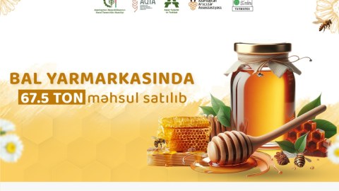 Bal yarmarkasında 67,5 ton arıçılıq məhsulu satılıb