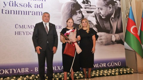 Abşeronda Beynəlxalq Müəllimlər Günü qeyd olunub - FOTOLAR