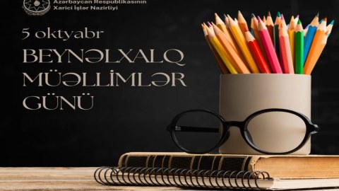 Xarici İşlər Nazirliyi müəllimləri təbrik etdi