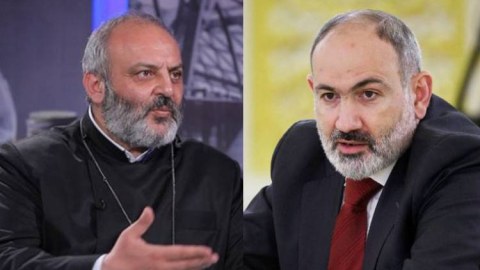 Bu qalstuklu dəccal mənə böhtan atıb - Keşiş Paşinyanı məhkəməyə verdi