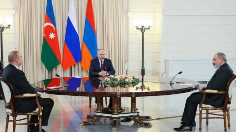 Putin İlham Əliyev və Paşinyanla Zəngəzur dəhlizindən DANIŞDI