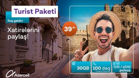 Azercell COP29 ərəfəsində &ldquo;Turist&rdquo; tariflərini yeniləyir