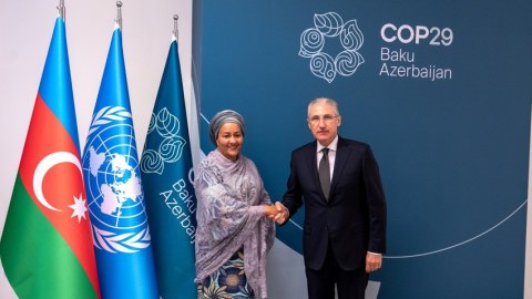 COP29-un prezidenti BMT baş katibinin müavini ilə görüşüb