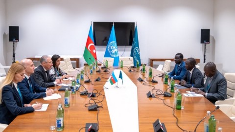Muxtar Babayev Cənubi Sudanın naziri ilə müzakirələr aparıb