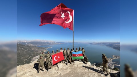 Hərbçilərimiz Türkiyədə - FOTO