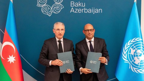 Azərbaycanla BMT katibliyi arasında memorandum imzalandı