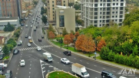 Bakıda bu yol sürücülərin istifadəsinə verildi