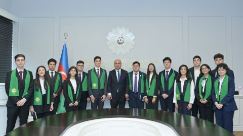 Məclis üzvləri nazirlə görüşdə - FOTO
