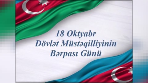 Müstəqilliyimizin bərpasının 33-CÜ İLİ