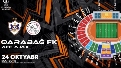 “Qarabağ” - “Ayaks” oyununa 1 gündə 20 min bilet satıldı