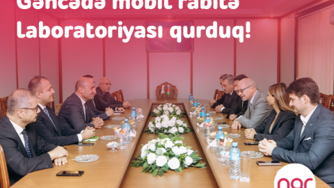 “Nar” Gəncədə tələbələr üçün mobil rabitə laboratoriyası təsis etdi