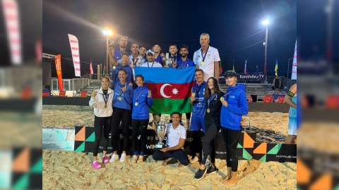 FHN-in qurumları arasında voleybol çempionatına yekun vuruldu - FOTO