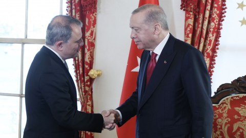 Ərdoğanla görüşdə müttəfiqliyin əhəmiyyəti bir daha vurğulanıb