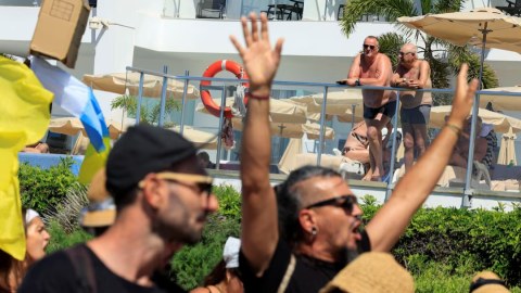Madriddə 25 min insan küçəyə çıxdı