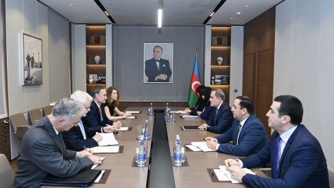 Ceyhun Bayramov Baydenin xüsusi nümayəndəsi ilə görüşüb