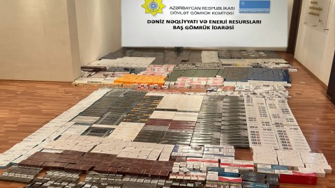 Aksiz markasız 400 mindən çox siqaret müsadirə edildi