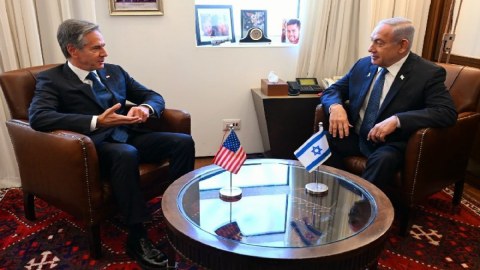 Netanyahu Blinkenlə görüşdü