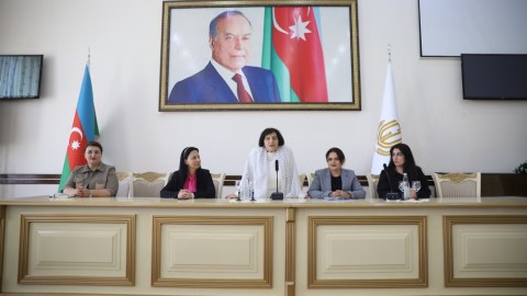 Təhsil Tələbə Krediti Fondunun nümayəndələri Gəncədə tələbələrlə görüşüblər