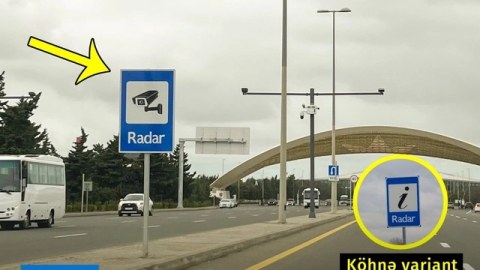 Sürücülərin nəzərinə: paytaxt yollarında yeni radar NİŞANLARI