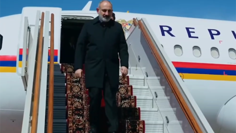 Paşinyan Kazana gedib 