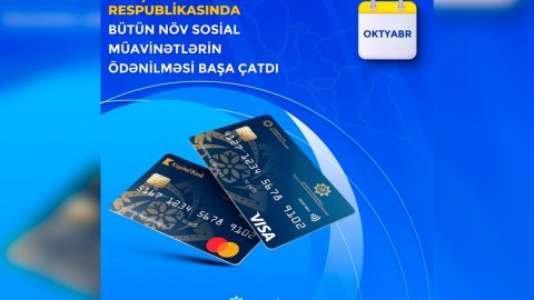 Bu ayın təqaüd və müavinətləri tam ödənildi