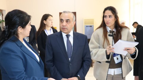 Deputat Özbəkistandakı seçkiləri izlədi - FOTO