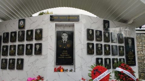 Oğuzda şəhid bulağının açılışı olub