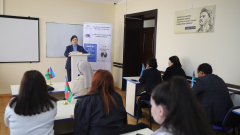 Gəncə Dövlət Universitetində yeni layihə  - FOTO