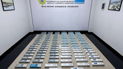 Gömrükdə külli miqdarda aksiz markasız siqaretlər aşkarlandı