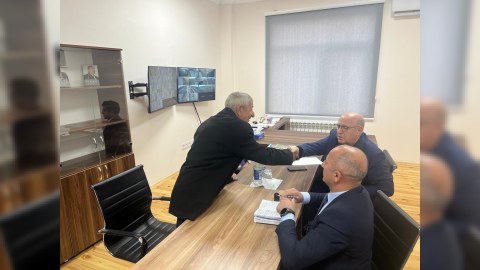 Əhliman Əmiraslanov Sabirabadda seçicilərlə görüşüb - FOTO