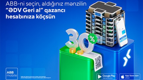 Yeni mənzillərdən ƏDV qazancı əldə&nbsp;etmək üçün rahat imkan!