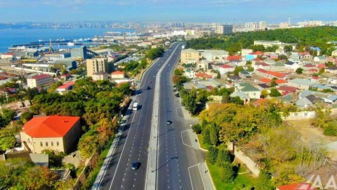 8 Noyabr prospektində əsaslı təmir işləri yekunlaşır