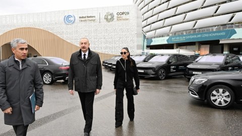 Mehriban Əliyeva Bakı Olimpiya Stadionundan paylaşım etdi
