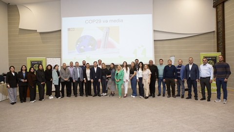“Bazarstore” “COP29 və media” təlimi keçirdi - Fotolar