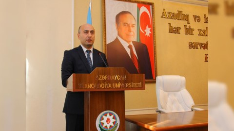 Yeni rektoru kollektivə o təqdim etdi - FOTO