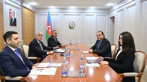 Əli Əsədov Baş katiblə görüşüb