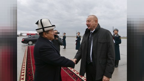 Prezidentin Qırğızıstana səfəri başa çatdı