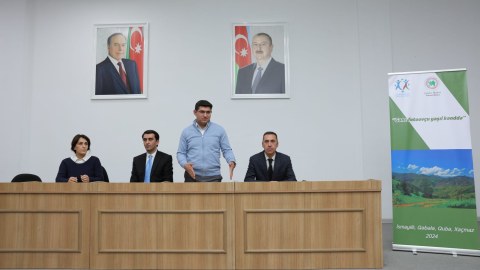 Gənclər Mərkəzi şimal rayonlarında tədbir keçirdi