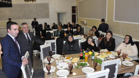 Şabranda şəhidlərimizin xatirəsinə ehsan süfrəsi açıldı