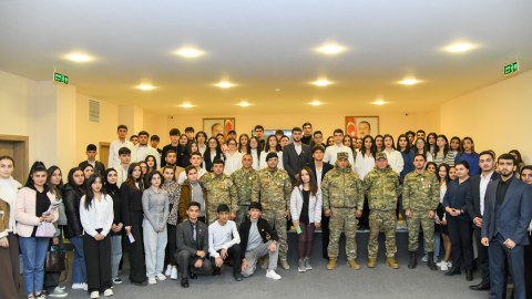 BMU-da Vətən müharibəsi qaziləri ilə görüş