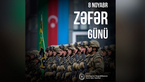 XİN-dən təbrik paylaşımı